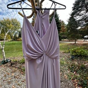 Beautiful bridal dress -iris color, flattering style on all body shapes